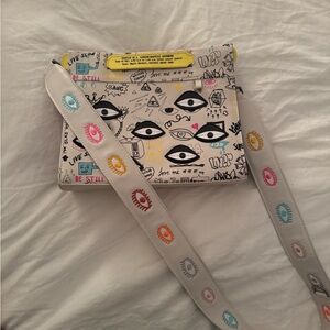 Min & Mon Vali All Over Eyes Crossbody Handbag